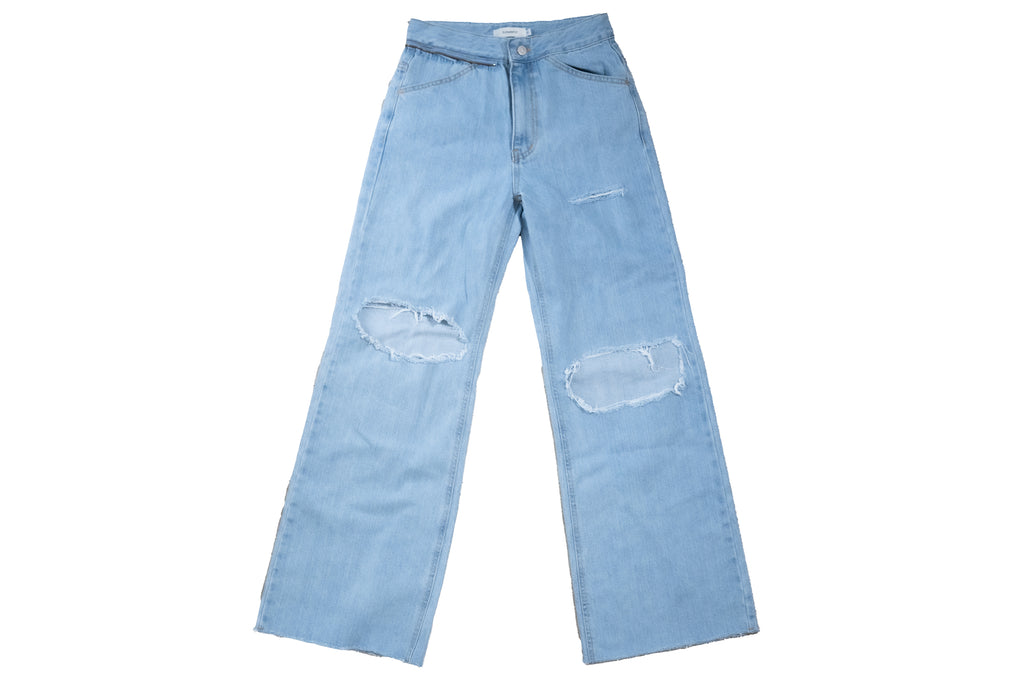 Tulle Veil Denim