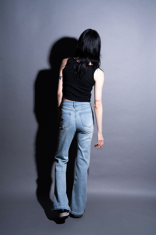 Crystal Flare Denim